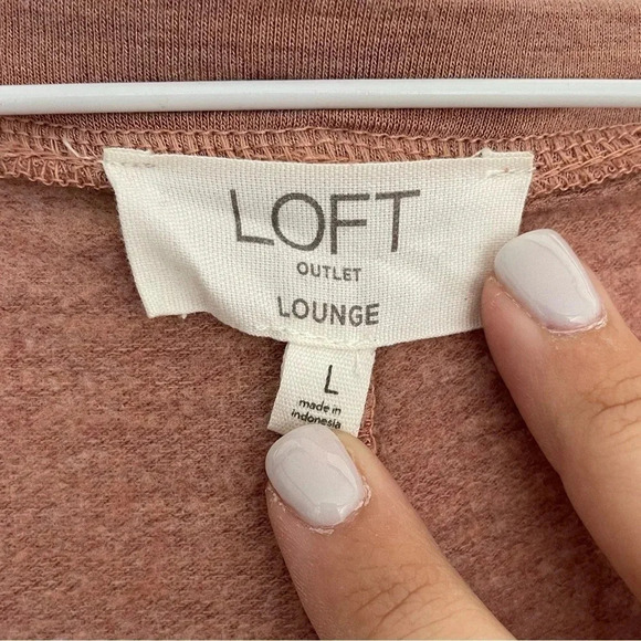 Women's LOFT Lounge Long Sleeve Shirt - Sz. L - Picture 2 of 3